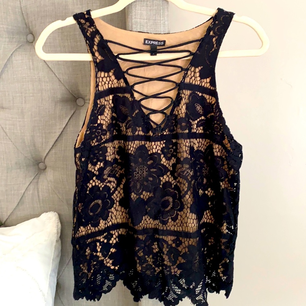 Express lace top